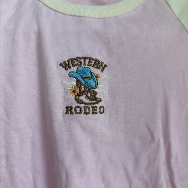 Full Tilt Western Rodeo Cropped Tshirt - Image 4