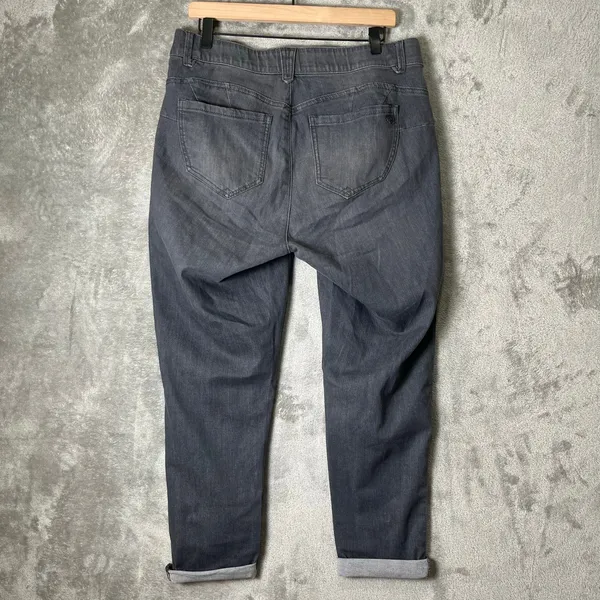 Democracy Ab-solution Ankle Skimmer Jeans‎ Gray Wash 14W Slimming Panels New - Image 7