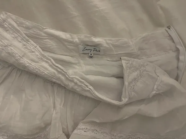 Emory Park White Ruffle Skirt - Image 3