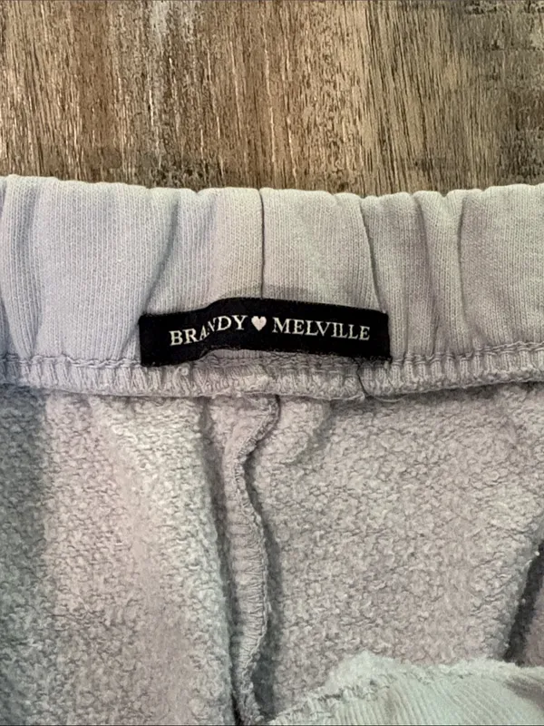 Brandy Melville Light Blue Jogger Sweatpants Size Small - Image 6