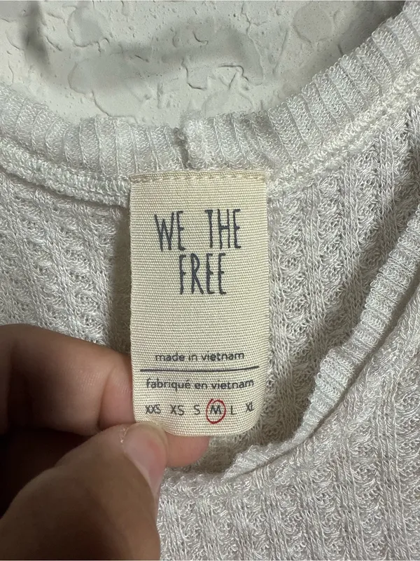 Free People We The Free Catalina Thermal Light Shirt Size Medium - Image 4