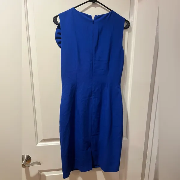 Calvin Klein 4 Elegant Blue Sleeveless Dress - Image 2