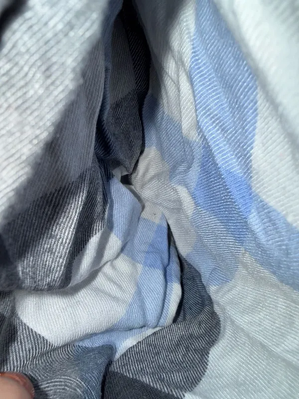 Aerie Plaid Gauze Pajama Jogger Pants with Ribbed Waistband and Cuffs - Image 4