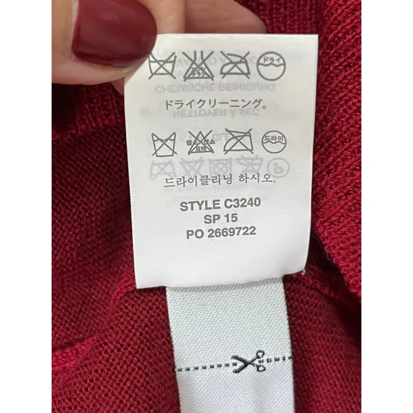 J.Crew Merino Wool Cotton Knit Long Sleeve Crewneck Pullover Sweater XXS New - Image 9
