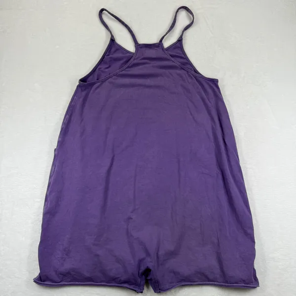 FP Movement Free People Hot‎ Shot Onesie Purple Cotton Stretch Romper Womens S - Image 10