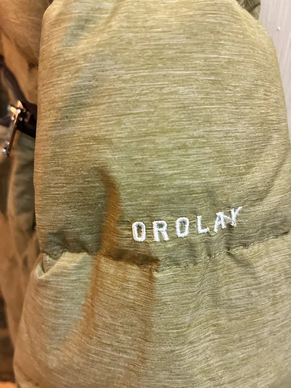 Orolay Amazon Women’s Thickened Down Fill Hooded Parka Green Olive xL - Image 3