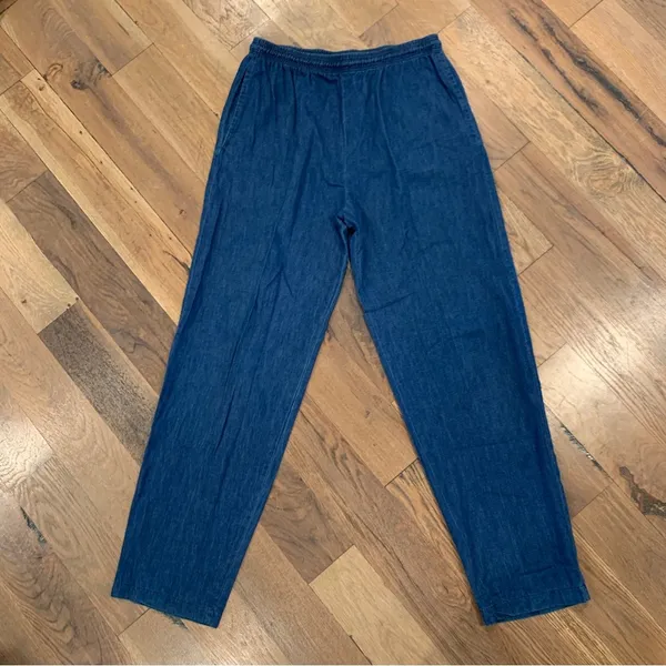 Vintage Denim Embroidered Pant Set Size Medium Blue - Image 10