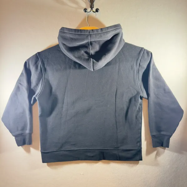 497 | Athleta Sundown Relaxed ‎ Black Fleece Lined Pullover Hoodie Womens Large - Image 2