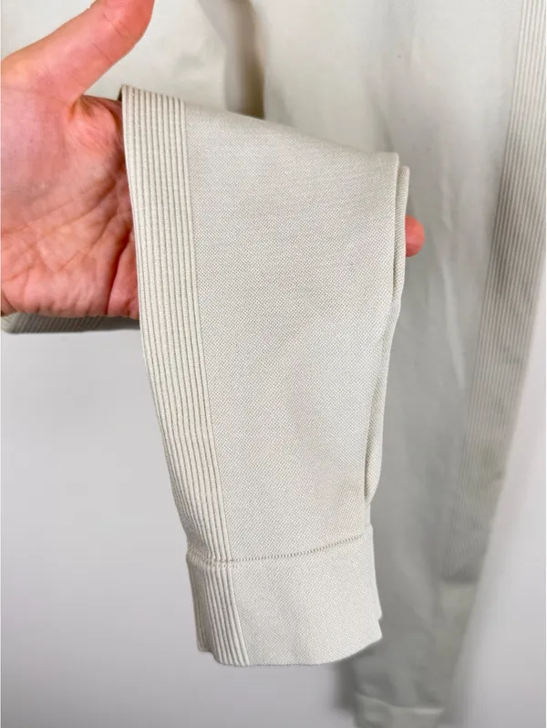 Sportneer Seamless Ribbed High Waist Leggings Sage Green Women’s Small Yoga - Image 6