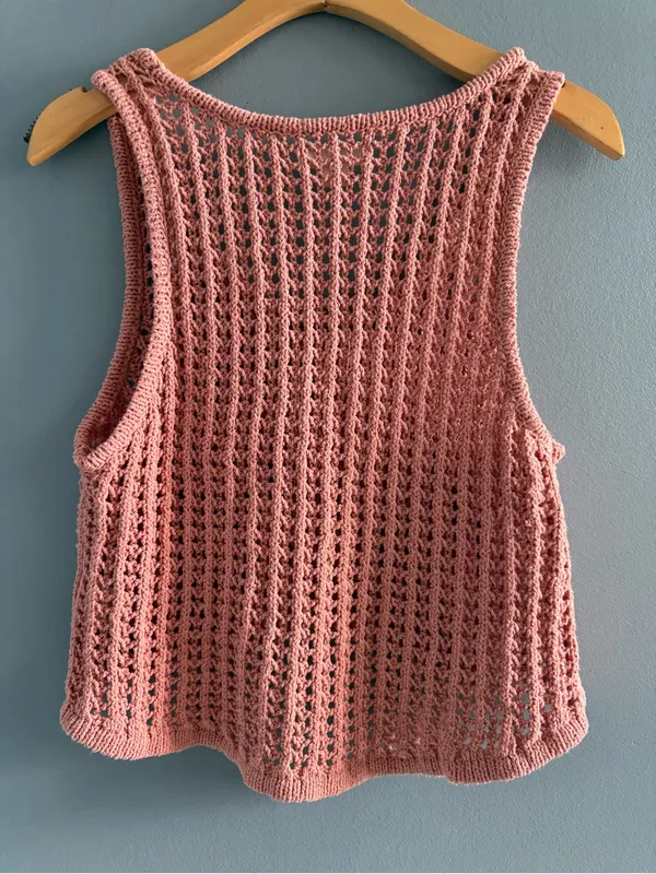 Aeropostale Crochet Chunky Knit Tank Top - Image 5