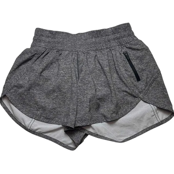 Lululemon Tracker Low-Rise Short 4" *Heather Lux Multi Black - Image 2