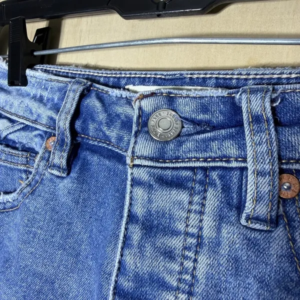 We The‎ Free by Free People Denim Shorts Women’s Size 24 Distressed Cutoff - Image 2