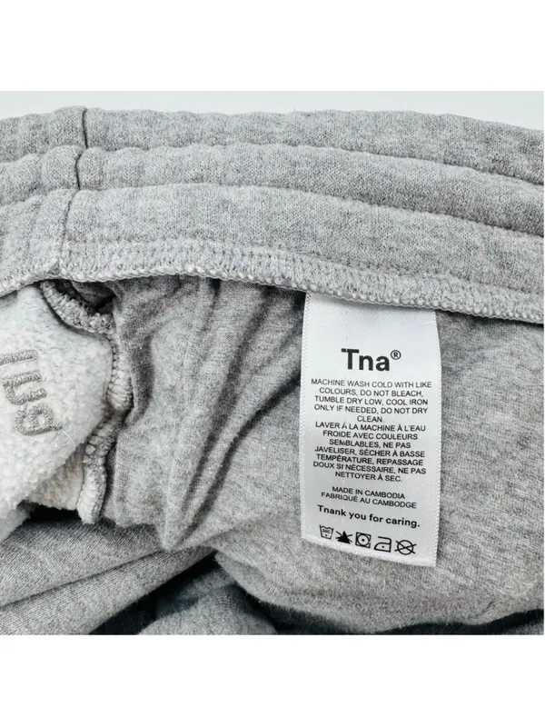 TNA CozyAF Mega Sweatpants Fleece Gray Joggers 1X - Image 4