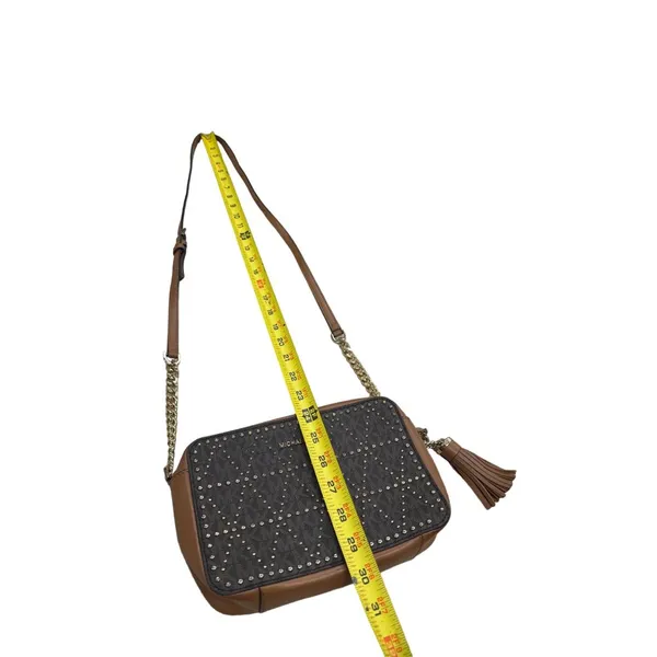 Michael Kors brown women’s purse handbag crossbody AUTHENTIC SKU 2525 - Image 7