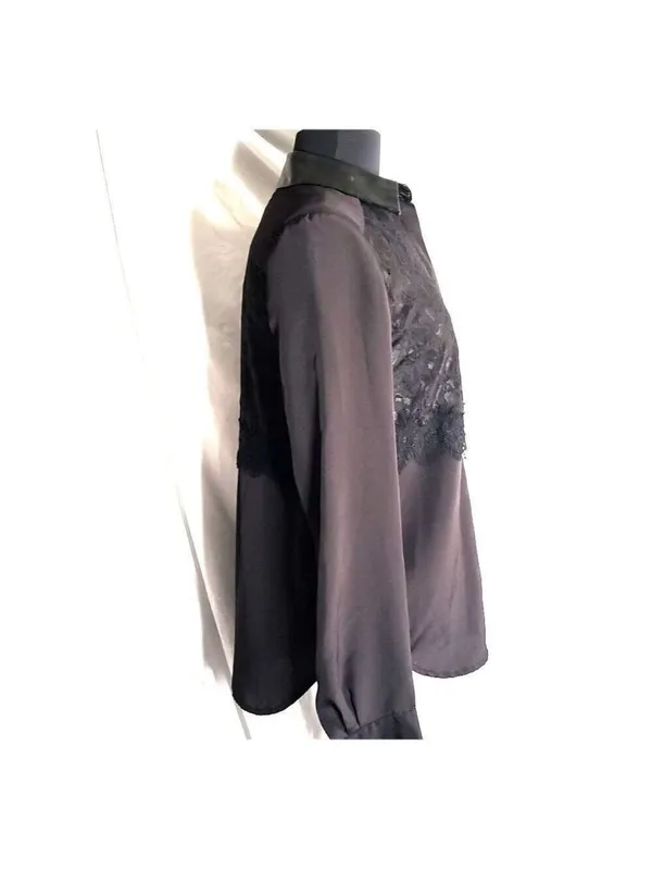 Prabal Gurung Long Sleeve Blouse Black - Image 4