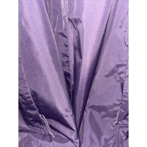 North Face DryVent Purple Yellow Hooded Rain Jacket M Hiking Camping Gorpcore - Image 9