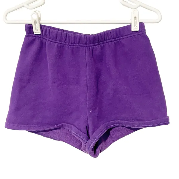 TNA Size XS Purple Pull On Cotton Lounge‎ Athletic Shorts - Image 2