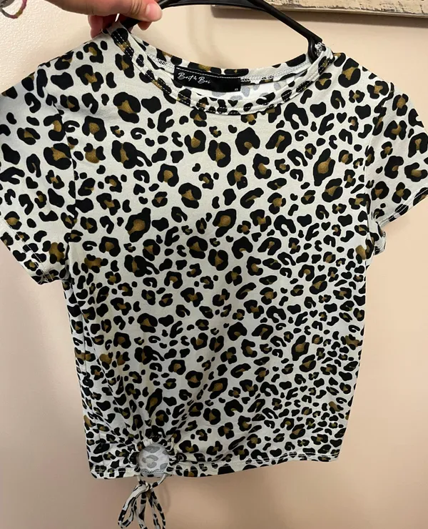 Leopard Print Top Multi Size XS - Image 3