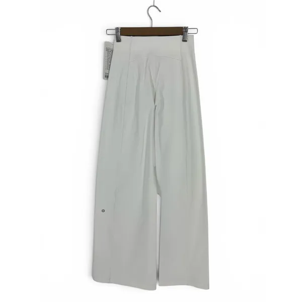 Lululemon Define High-Rise Wide-Leg‎ Pant Luon White XXXS NWT - Image 9