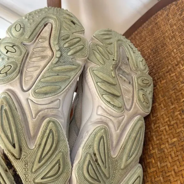 Adidas Ozweego running shoes size 7 white and mint - Image 7