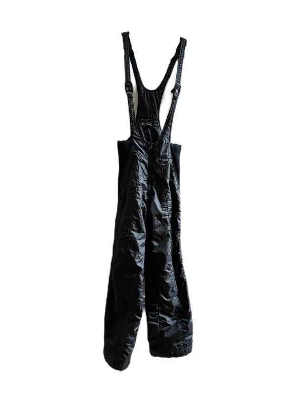 Vintage Alpine Reflections Black Ski Bib Snow Pants Women’s Small Suspender Over - Image 2