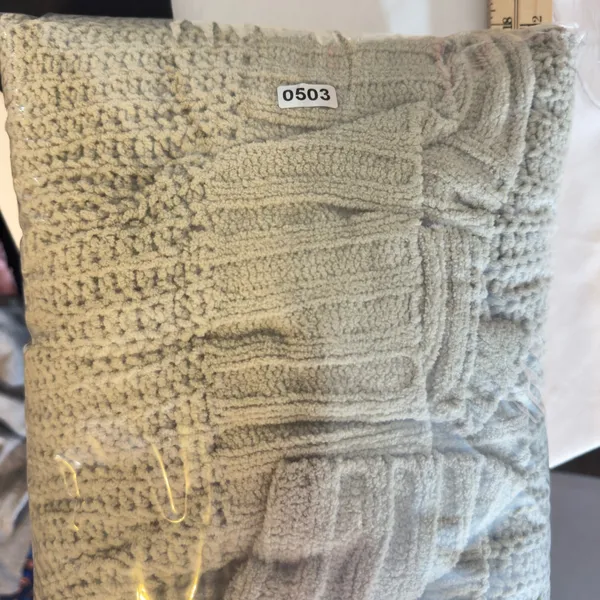 503‎ | American Eagle Chunky Chenille Open Front Cardigan Sweater Sage Green XS - Image 9