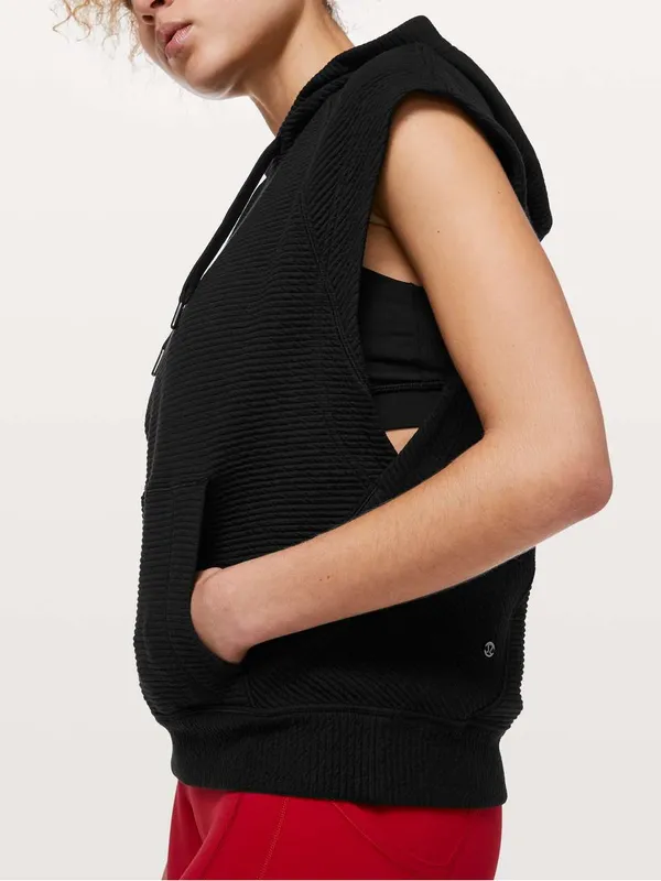 Lululemon Easy Going Hoodie in Black Size 8 - Image 5