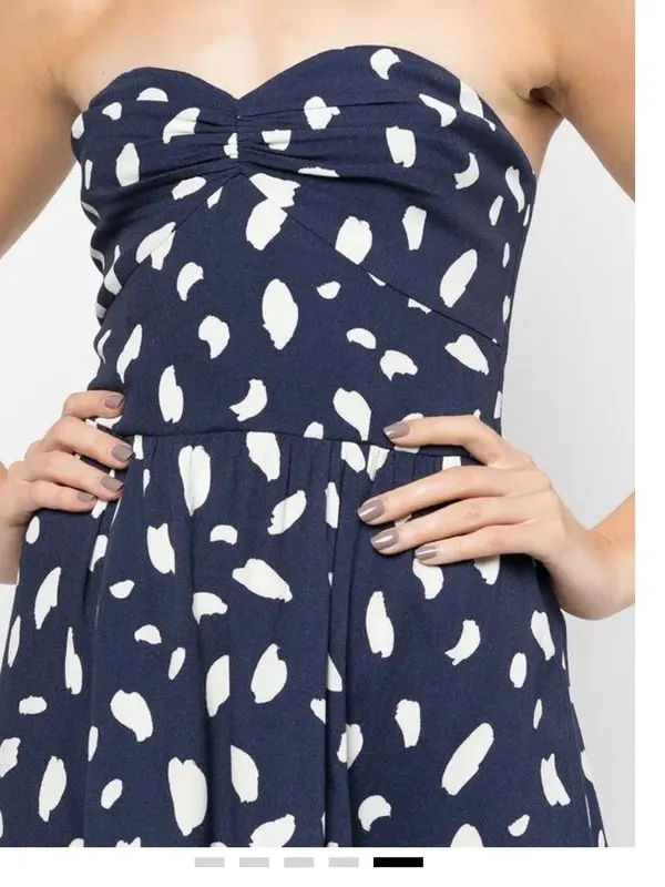 Reformation Abstract Print Aymeline Midi Dress - Image 2