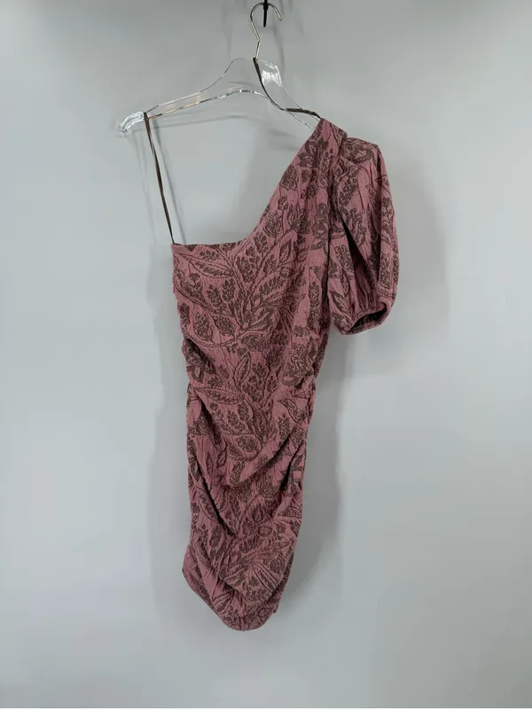 ZARA ASYMMETRIC JACQUARD DRESS. SIZE small NWT - Image 4