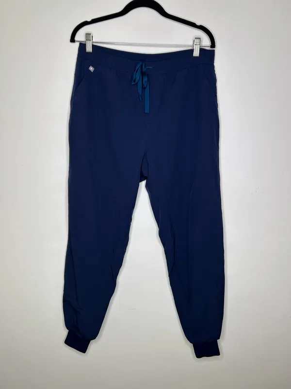 Figs Tansen FREEx Lined Jogger Scrub Pants Navy Size Medium - Image 2