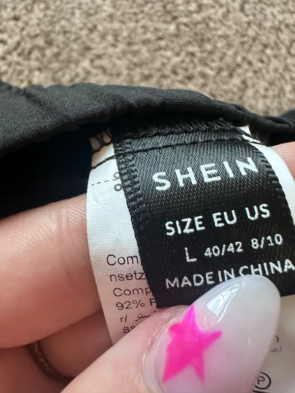 Shein Black Shorts Athletic Running - Image 2