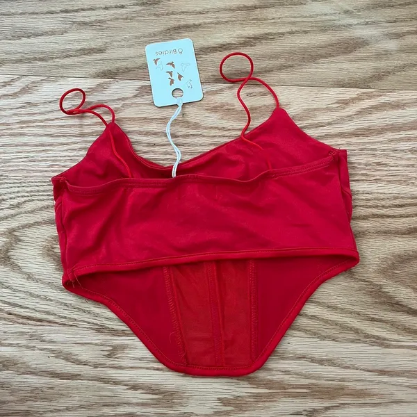 Princess Polly Red Corset Top - Image 2