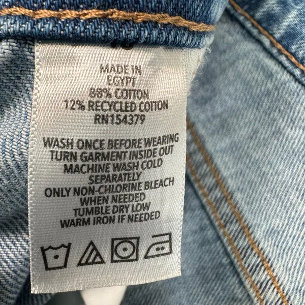 Aeropostale Mom Jeans Medium Wash Distressed Ripped High Rise Denim - Image 5