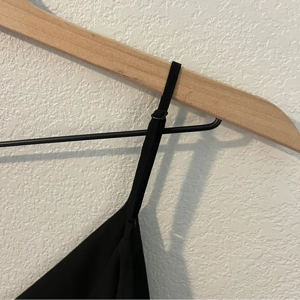 Aritzia Babaton Warren Camisole Black Chiffon Cinched‎ Tie Waist Size XXS - Image 9