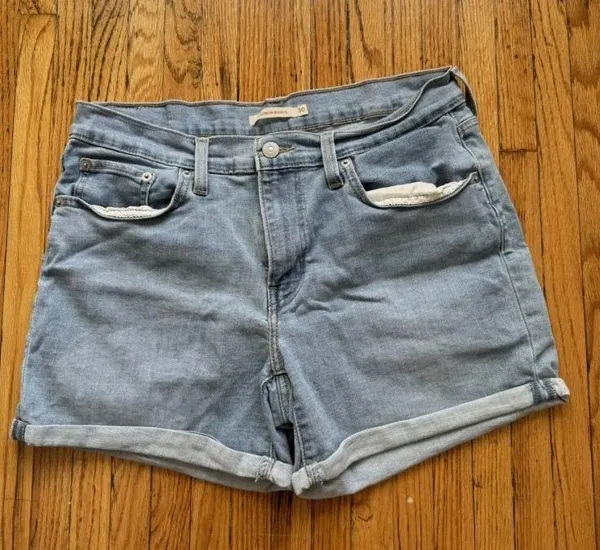 Levi's Mid Length Shorts Size 33 - Image 2