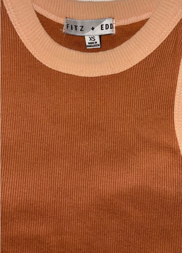 Fitz + Eddie Burnt Orange Tank - Image 2
