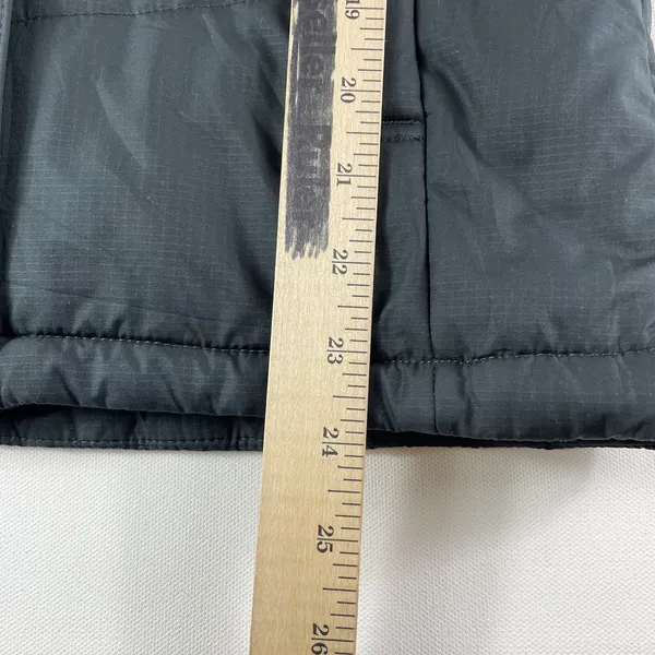 Columbia Vest Womens XS Black Quilted Puffer Full Zip Snaps Fleece Lined Pockets - Image 10