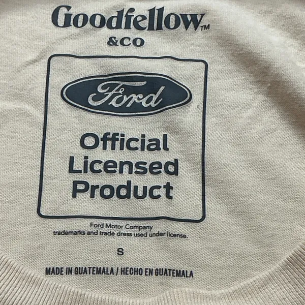 Goodfellow & Co Ford Bronco Graphic Tee‎ Tan Small Short Sleeve Shirt - Image 7