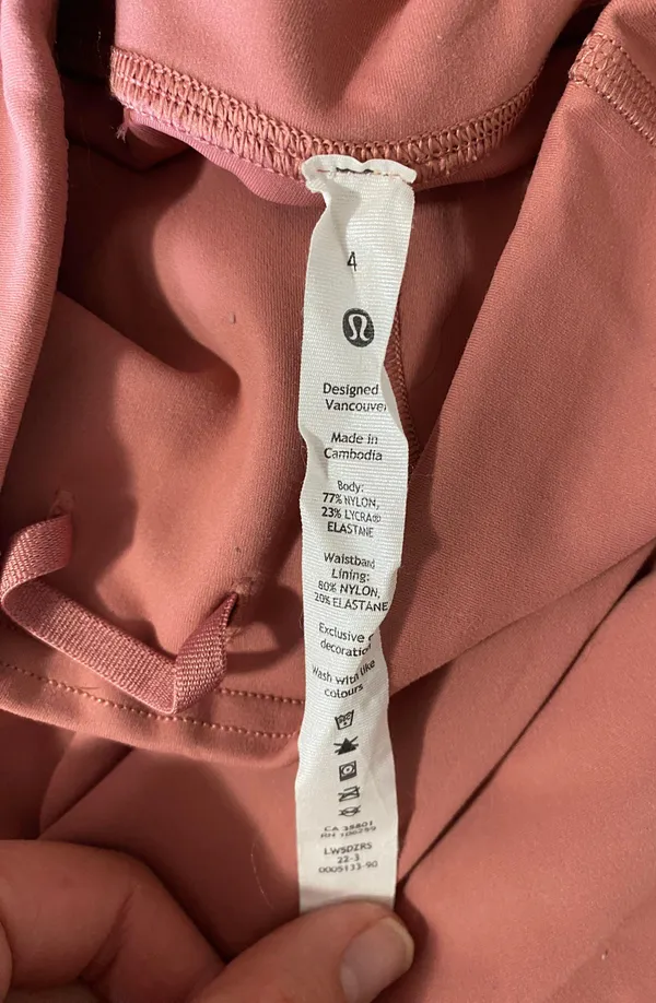 Lululemon Wunder Under Leggings 28” - Image 3