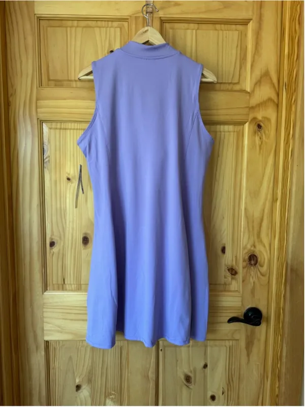 32 Degrees COOL Lavender Sleeveless Active Mini Dress with pockets size XL - Image 7