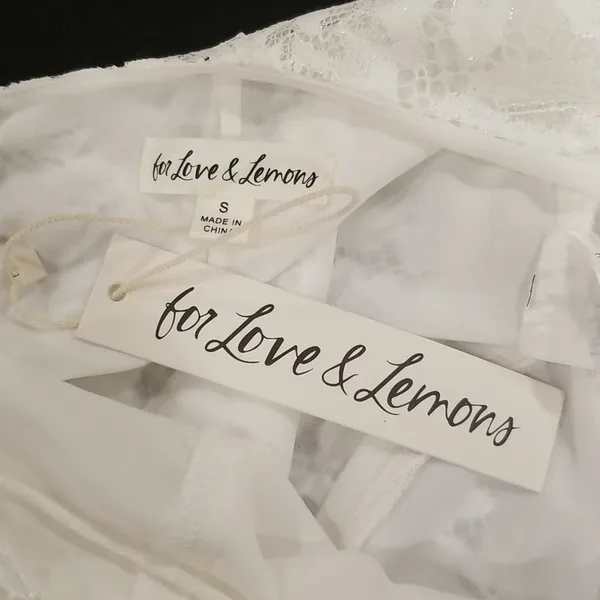 💕FOR LOVE AND LEMONS💕 Frances Lace Maxi Dress ~ White Small S NWT - Image 15