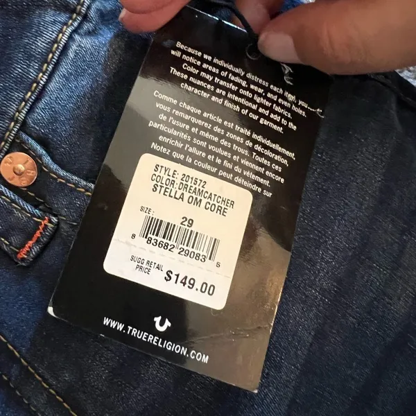 NWT true religion jeans 29‎ - Image 5