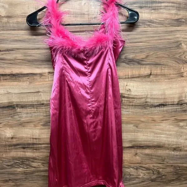 Nwt- More To Come Cierra Strapless Hot Pink Dress M - Image 2