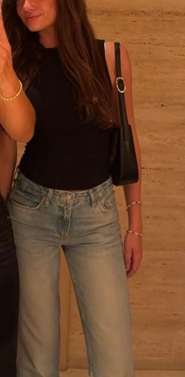 ZARA Mid-Rise Wide-Leg Jeans - Image 3