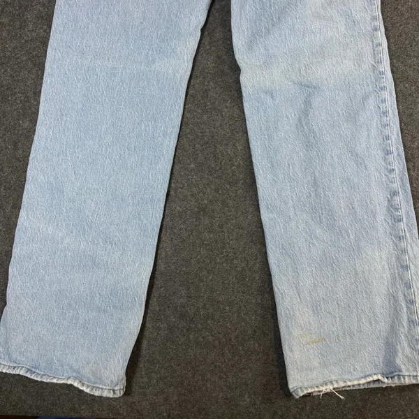 Abercrombie & Fitch The Baggy Low Rise Jeans Light Wash Size 26 2R 29x30 - Image 13