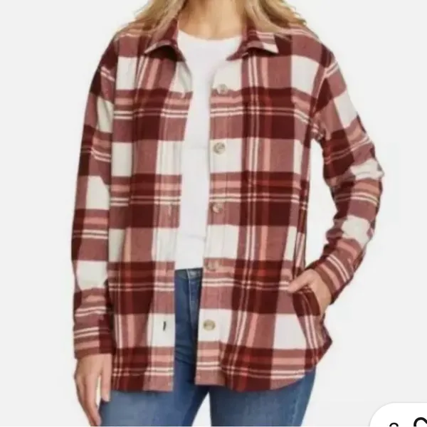 Eddie Bauer Ladies' Microfleece Button-Up Shirt - Image 3