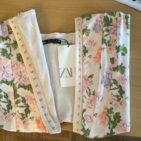 NWT Zara Floral Corset Top - Image 7