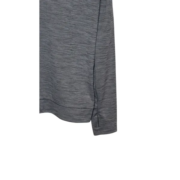 Nike Women‎ Top Pacer 1/2 Zip Long Sleeve Boxy Crop Gray Large - Image 2