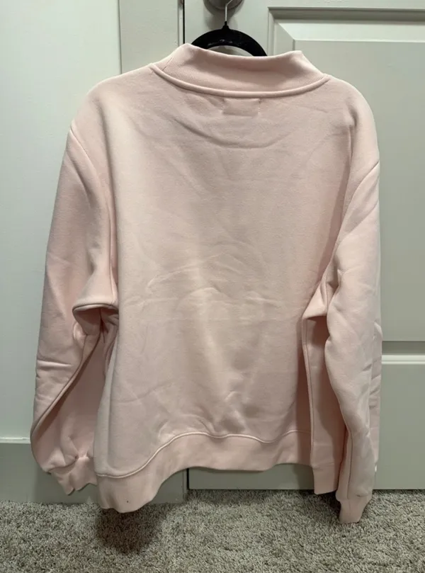 Parke Mocha + Rose Fall Cozies Varsity Mockneck. - Image 3