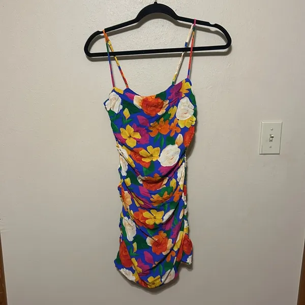 WeWoreWhat Ronnie Dress‎ Abstract Floral Size XS - Image 2